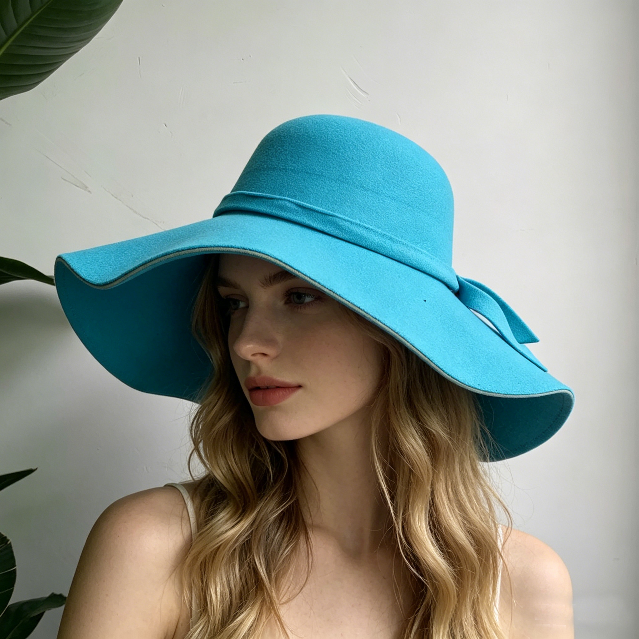 Women Fedora Hat Vintage Lady  - Hat Floppy Wide 리뷰 및 가격