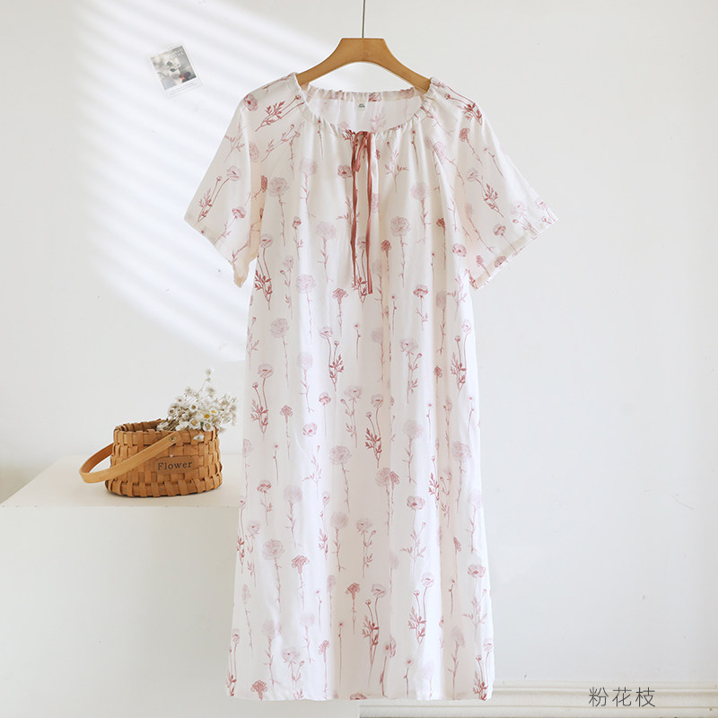 1-Piece Women‘s Nightgown, Cas - Midi Skirt Floral 리뷰 및 가격