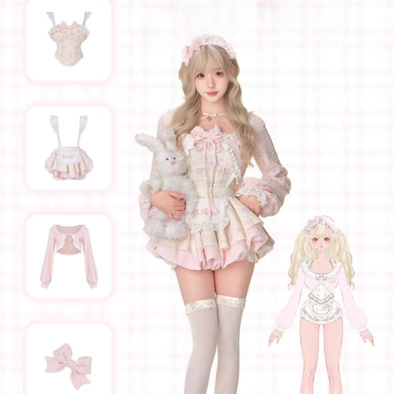 Japanese Sweet Lolita Style 3  - Crop Top Crochet 리뷰 및 가격