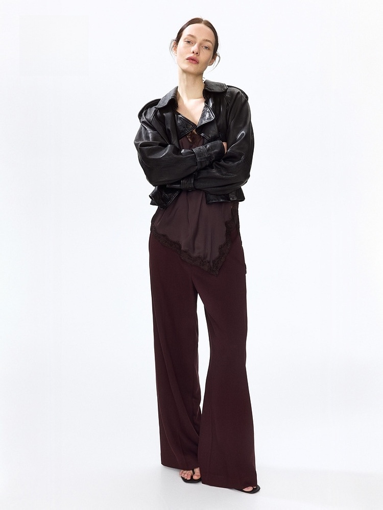 H&M Women's Trousers 2026 Spri - Linen Pant Wide 리뷰 및 가격
