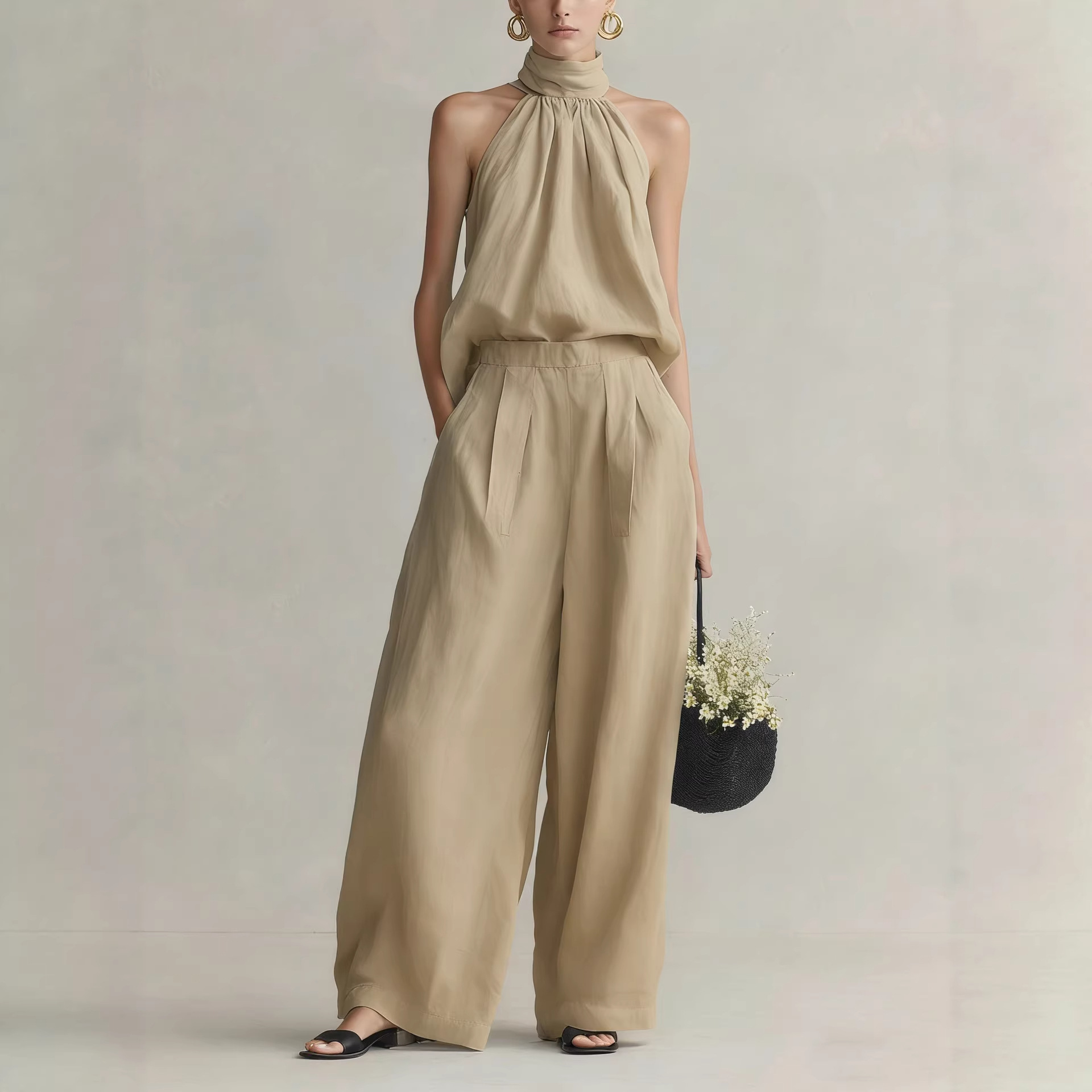 Women's 2026 Summer New Style  - Linen Pant Wide 리뷰 및 가격