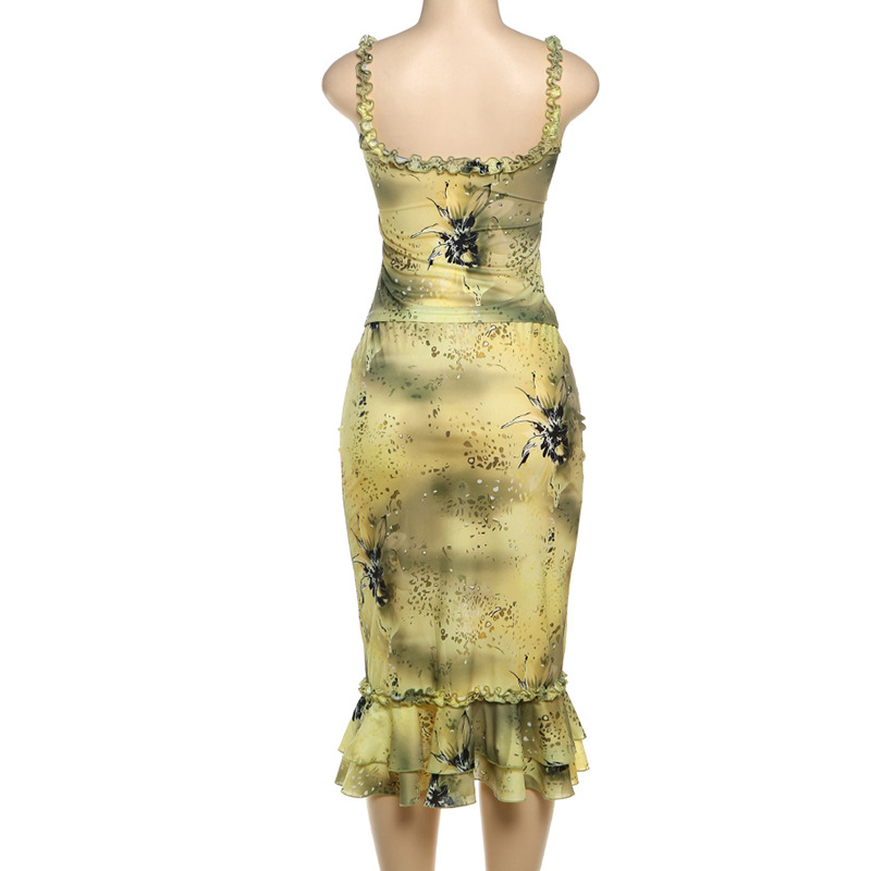 Women's Dress 2 Piece Floral P - Midi Skirt Floral 리뷰 및 가격