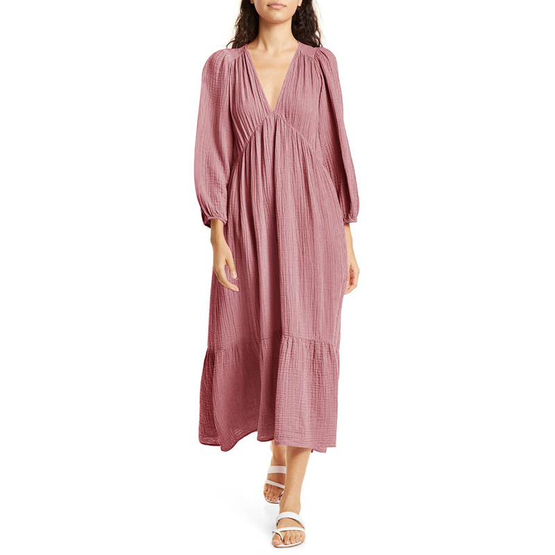 Muslin 100% Cotton Long Sleeve - Linen Dress Wrap 리뷰 및 가격