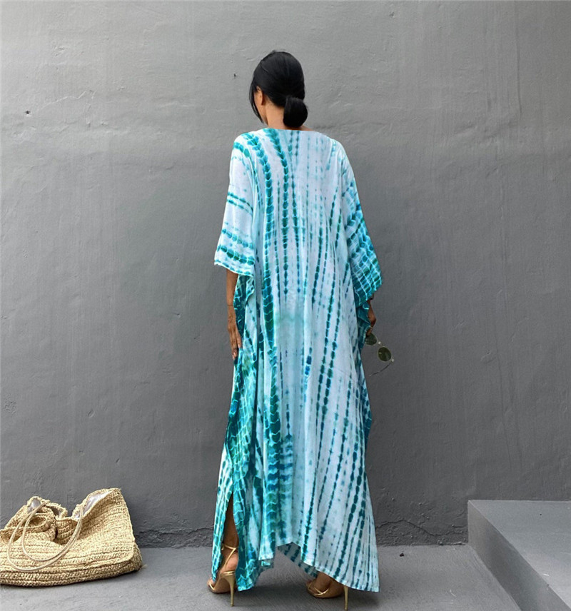 Plus Size Women Beachwear Long - Cover Up Kaftan 리뷰 및 가격