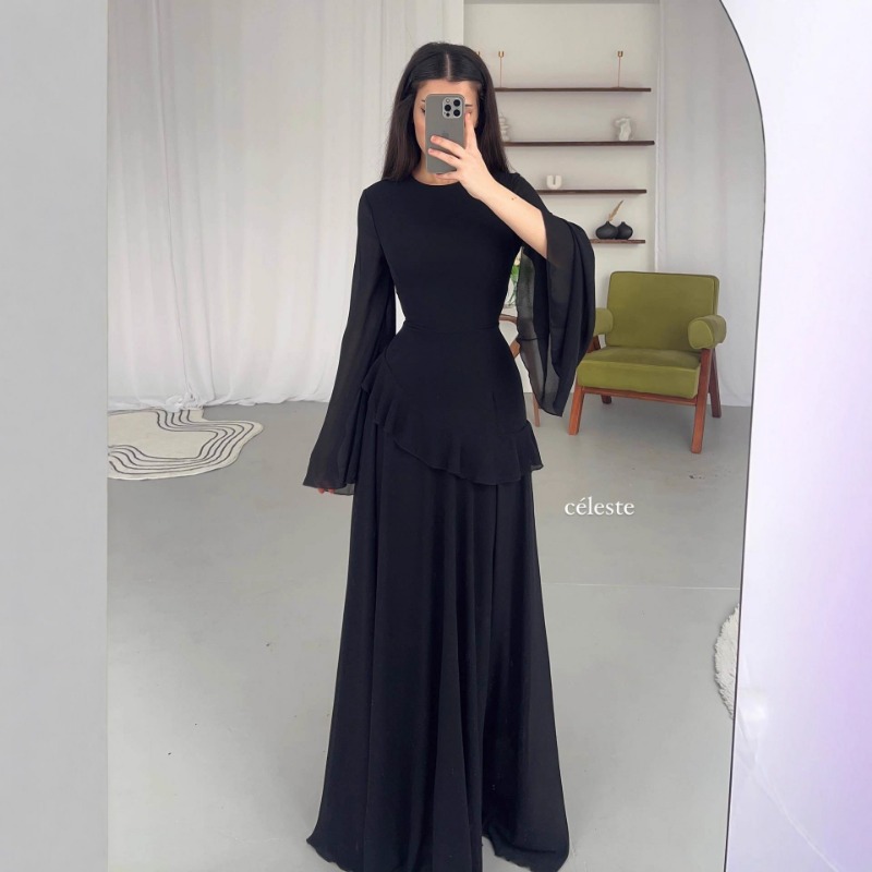 FL Fashion Flare Sleeve Ruff L - Linen Dress Wrap 리뷰 및 가격