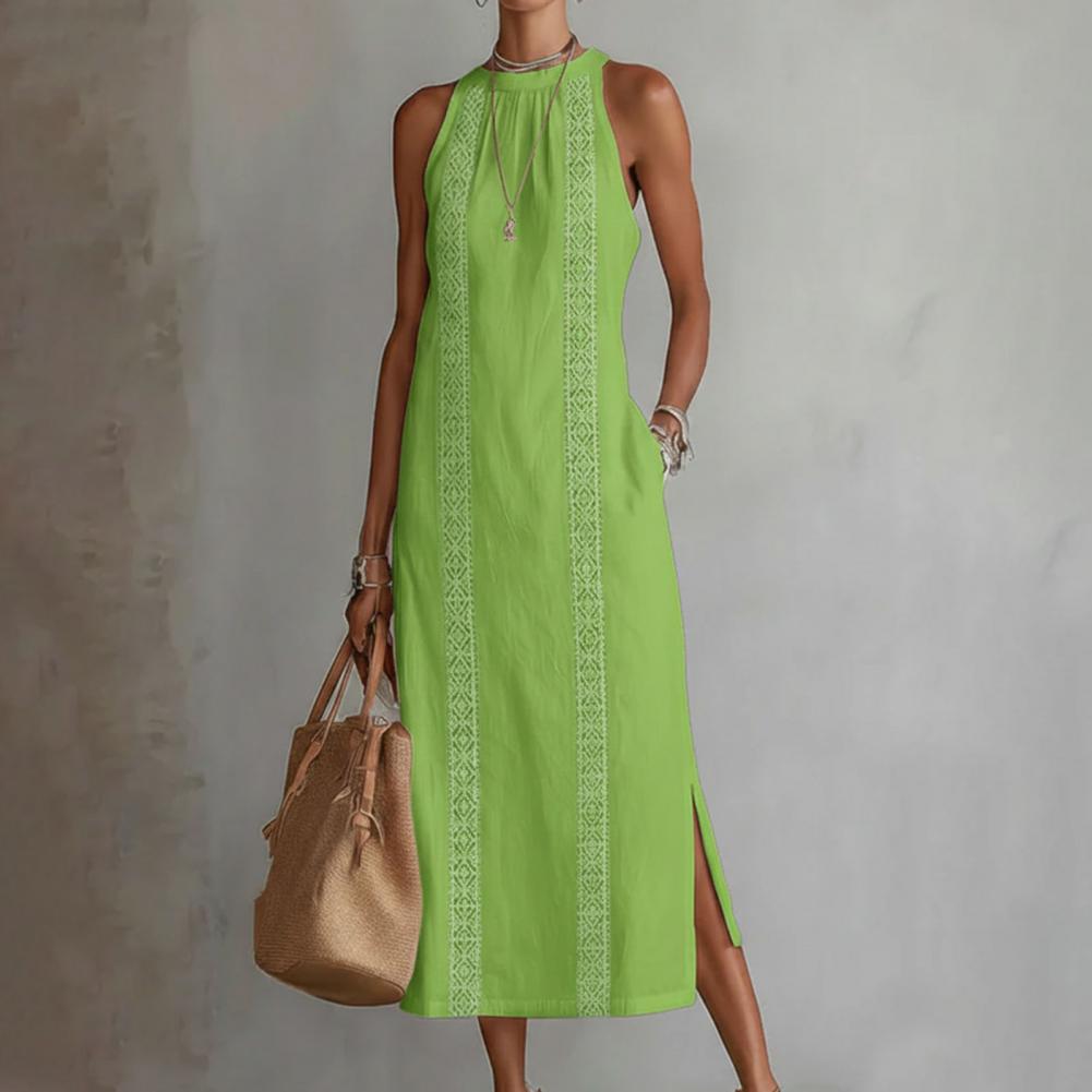 2026 Summer Dress for Women Sl - Linen Dress Wrap 리뷰 및 가격