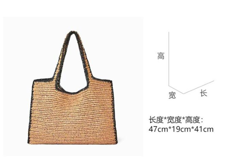 Straw Woven Tote Bags for Wome - Crochet Bag Raffia 리뷰 및 가격