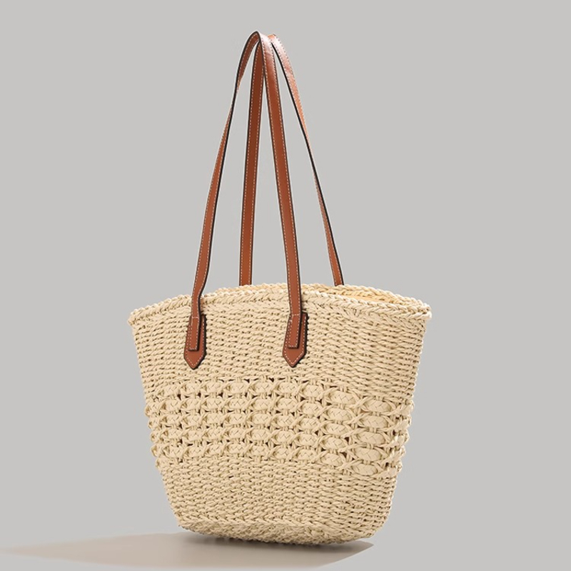 Extra-Large Foldable Straw Tot - Tote Bag Beach 리뷰 및 가격