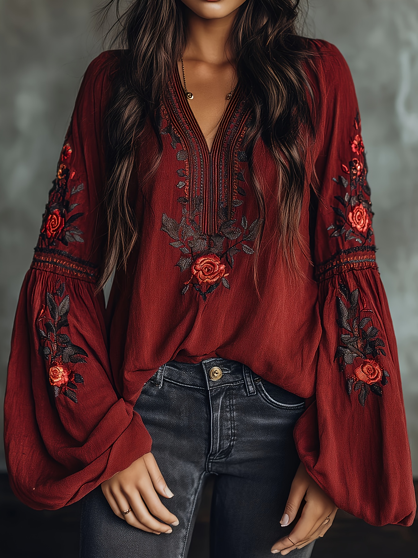 Women‘s Spring Blouse Retro Em - Blouse Off Shoulder 리뷰 및 가격