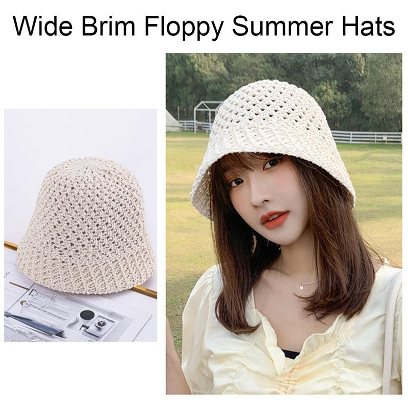 New Girls Sun Hat Wide Brim Fl - Hat Floppy Wide 리뷰 및 가격