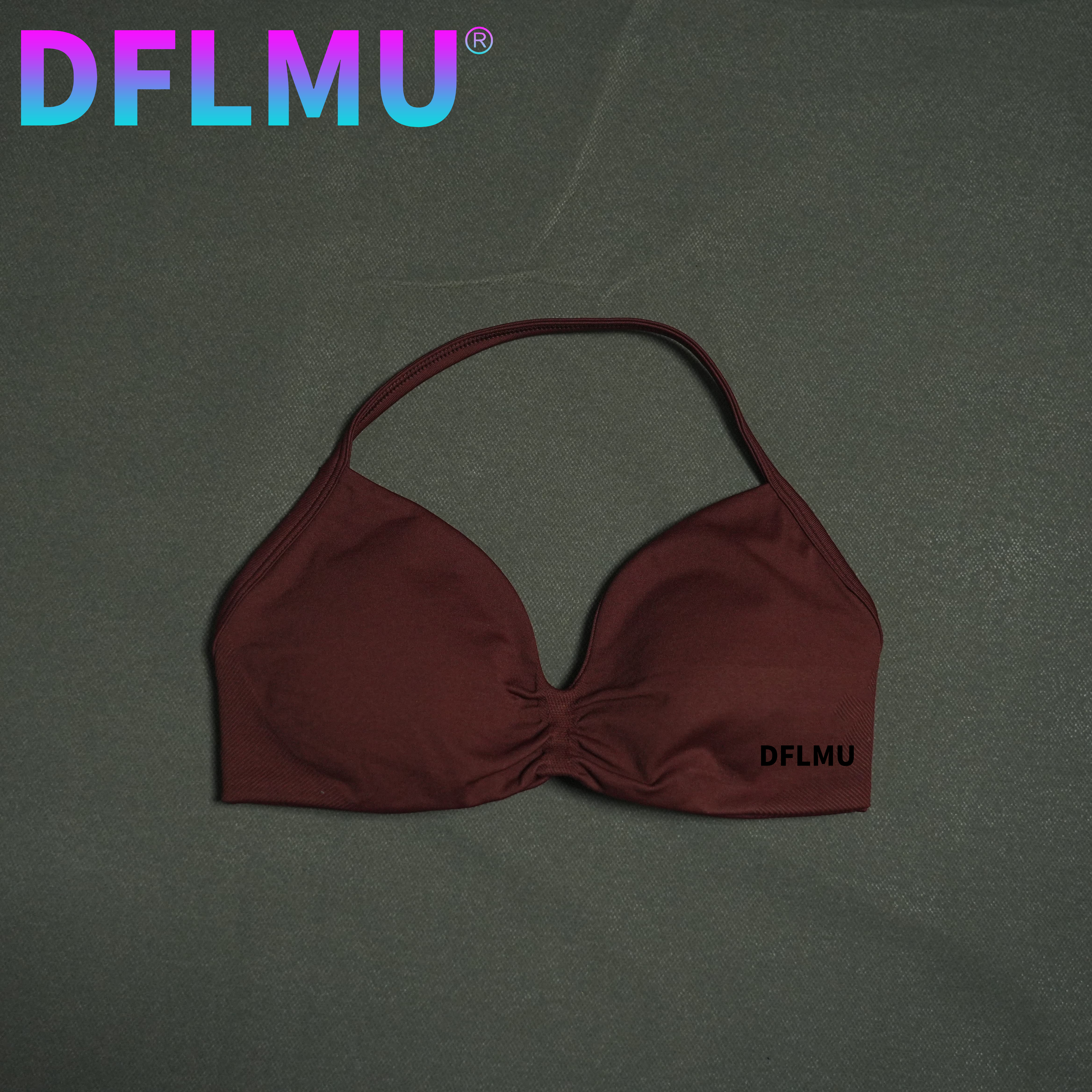 DFLMU Women Halter Sports Bra  - Crop Top Crochet 리뷰 및 가격
