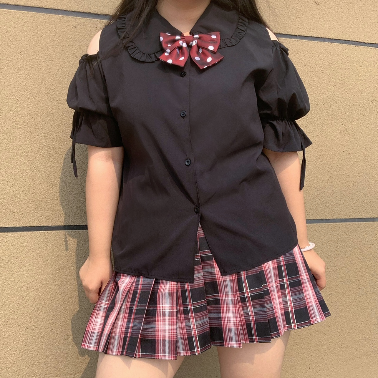 Large Size Jk Uniform Off-the- - Blouse Off Shoulder 리뷰 및 가격