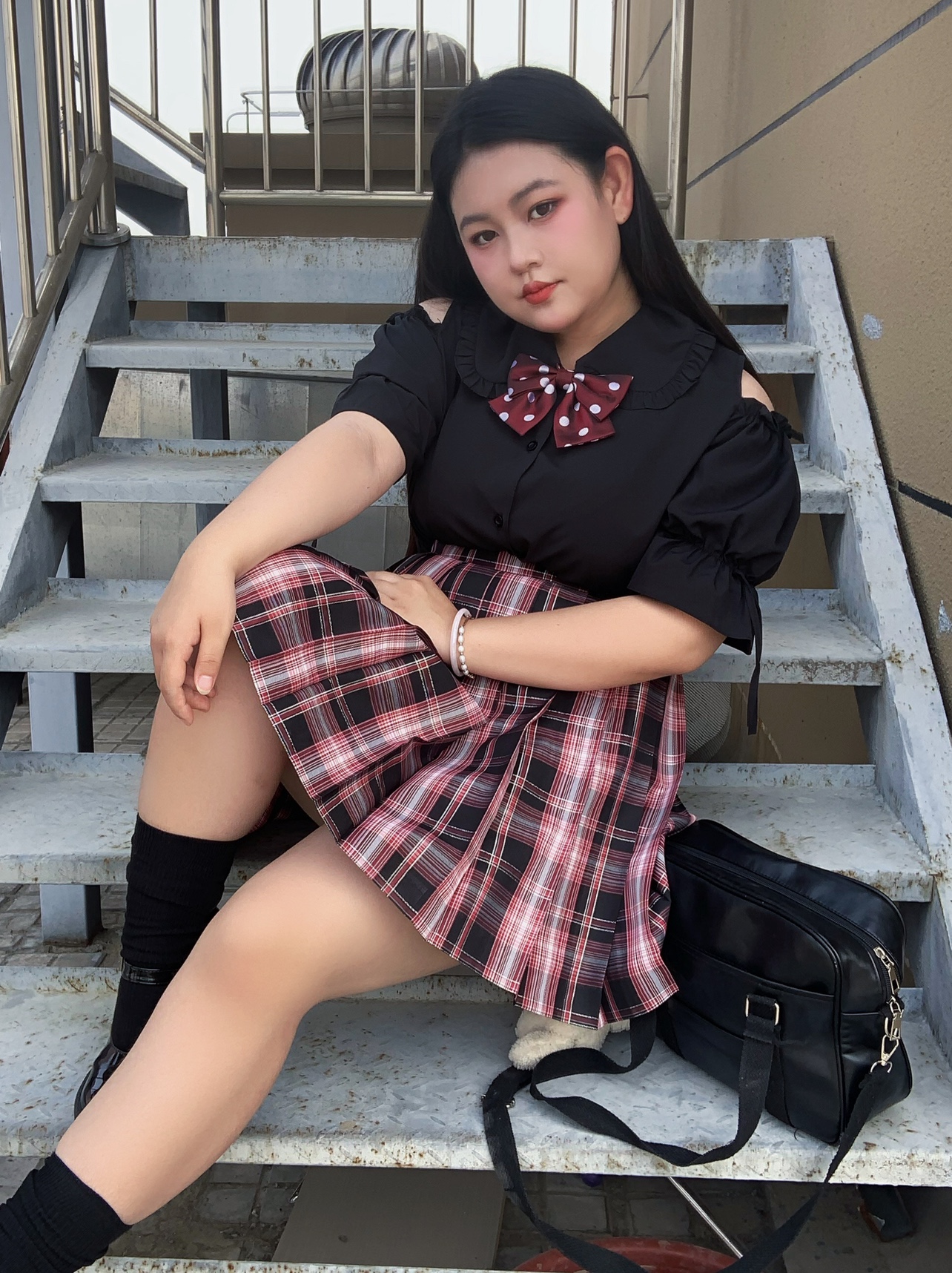 Large Size Jk Uniform Off-the- - Blouse Off Shoulder 리뷰 및 가격