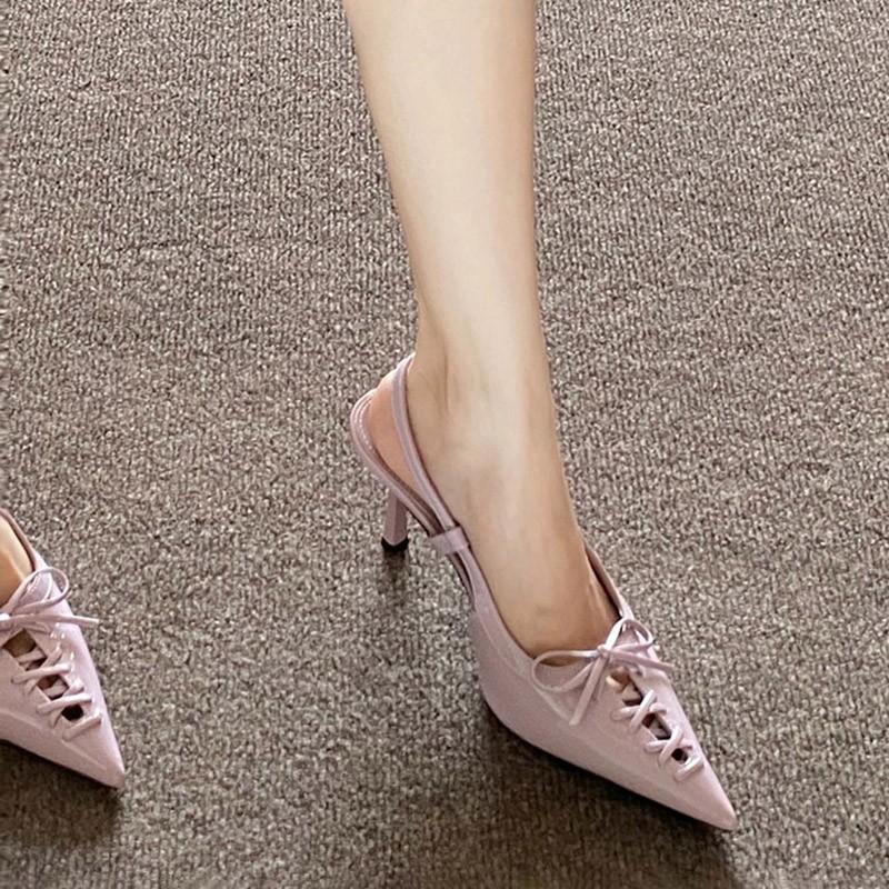 European-style Pointed-toe, Sl - Sandal Strappy Heeled 리뷰 및 가격