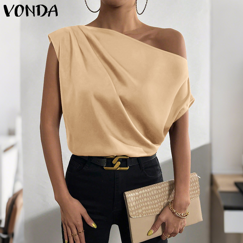 Plus Size 5XL VONDA Women Blou - Blouse Off Shoulder 리뷰 및 가격
