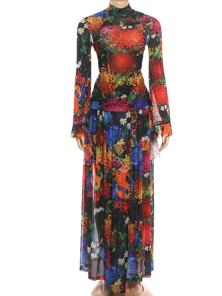 Weird Puss Colorful Floral Pri - Romper Floral Print 리뷰 및 가격