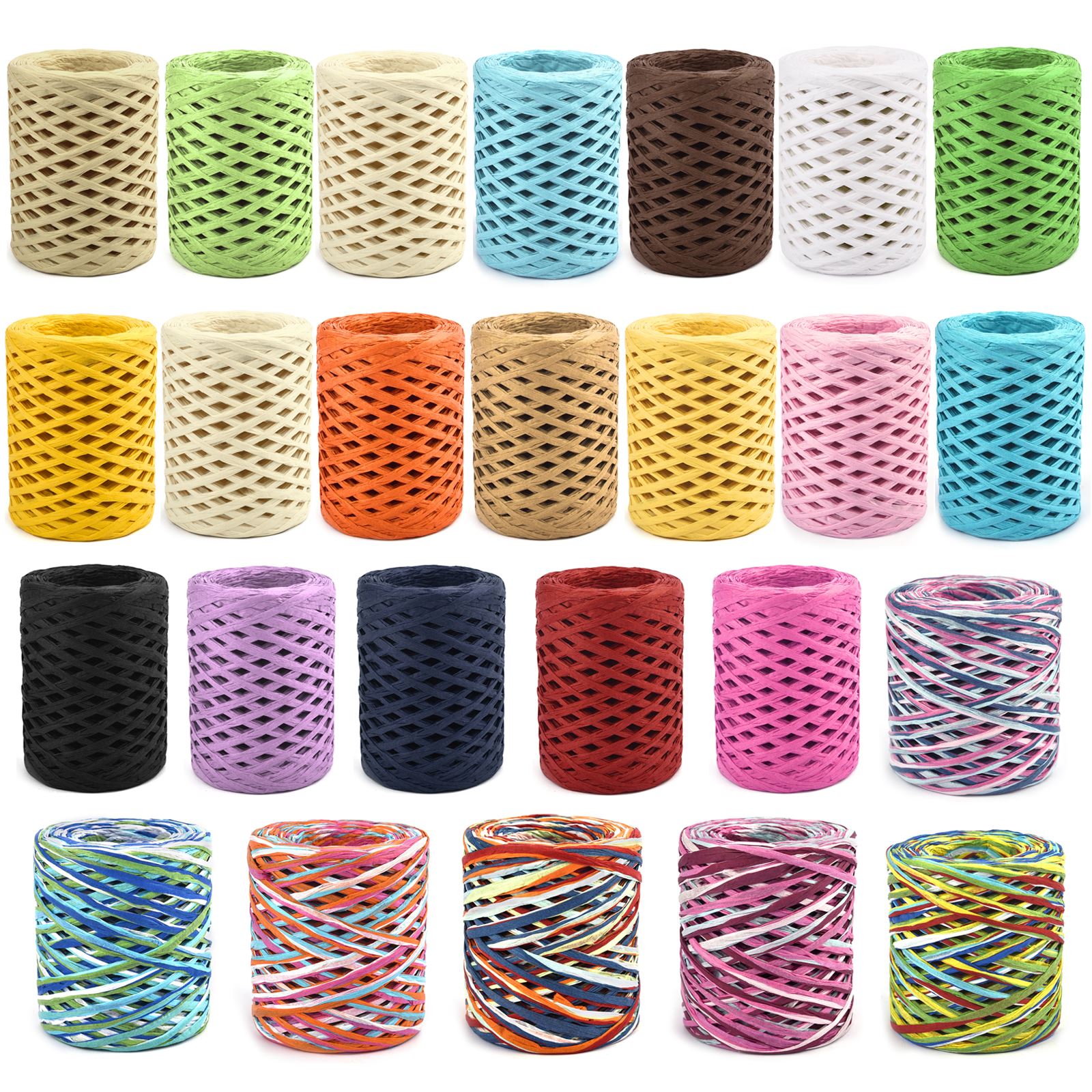 100M Natural Raffia Straw Yarn - Crochet Bag Raffia 리뷰 및 가격