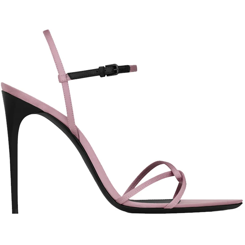 Pink Strappy Luxury Heeled San - Sandal Strappy Heeled 리뷰 및 가격