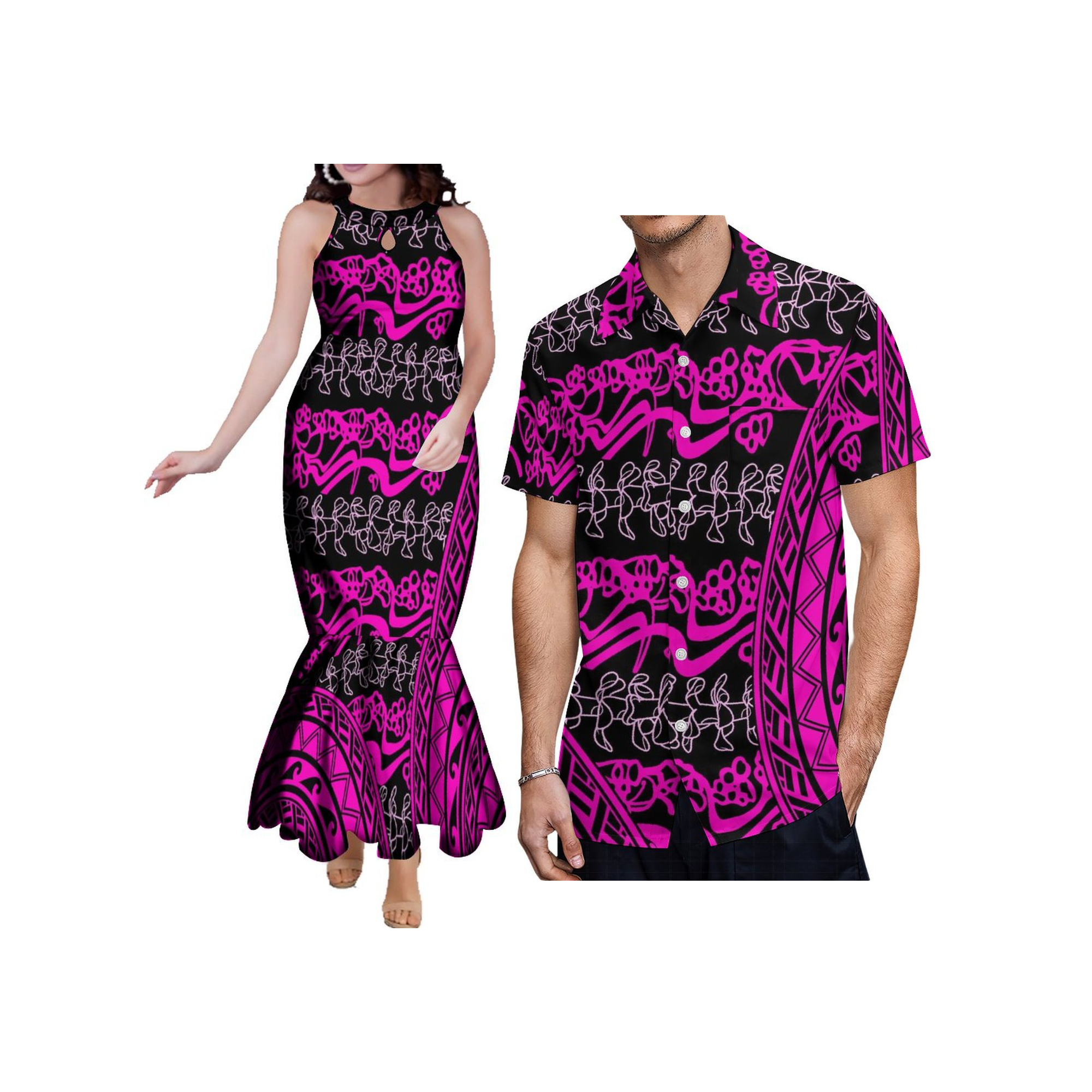 Customized Couples Clothes Big - Maxi Dress Halter 리뷰 및 가격