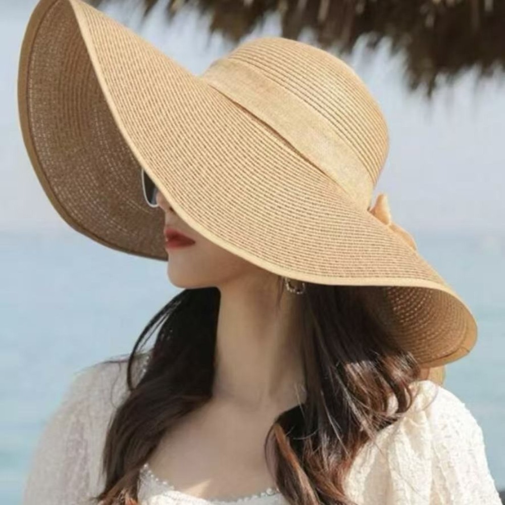 Women Summer Wide Brim Straw H - Hat Floppy Wide 리뷰 및 가격