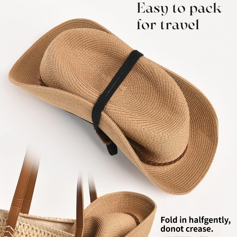 1pc Summer Straw Beach Sun Hat - Hat Floppy Wide 리뷰 및 가격