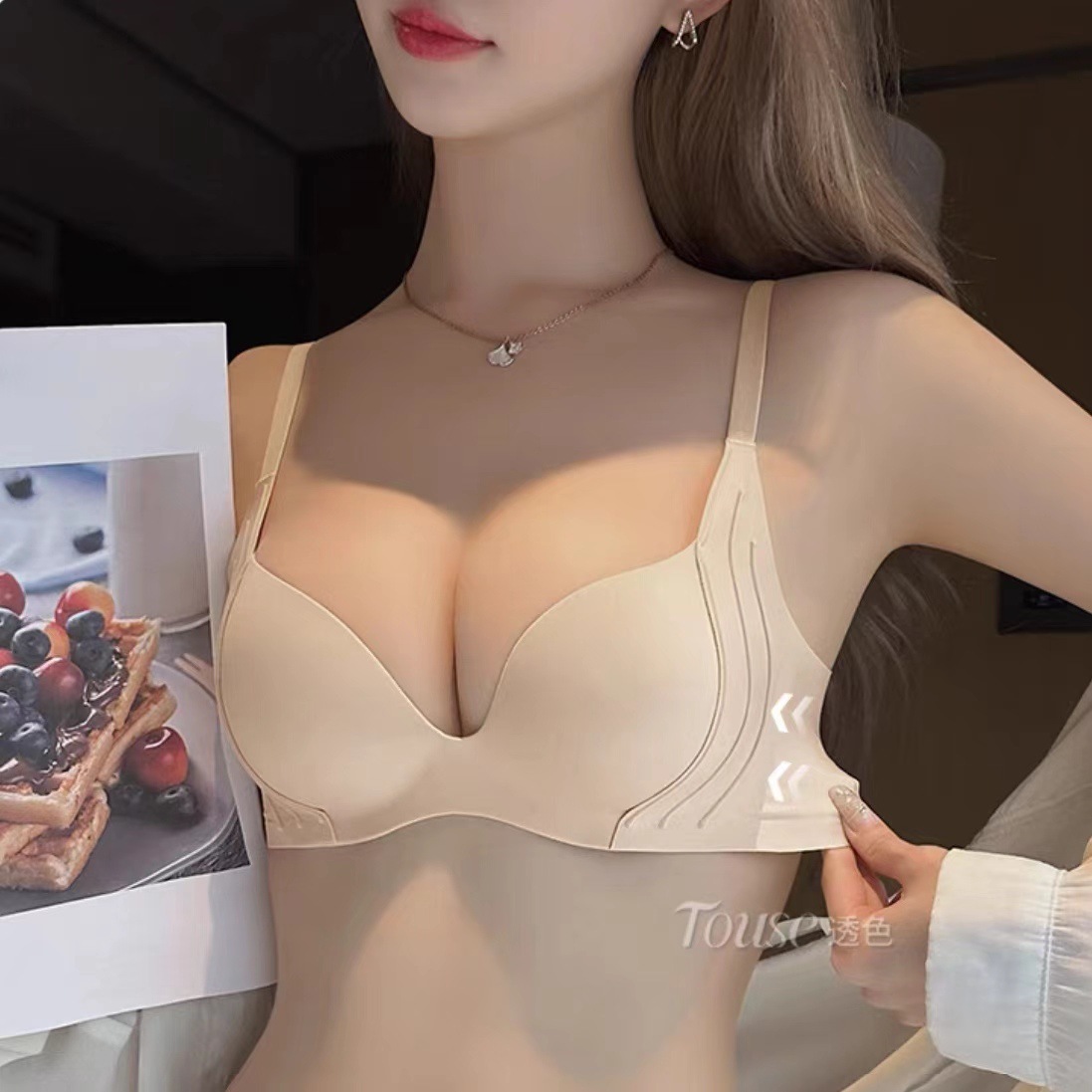 Wireless Push Up Bra for Small - Bralette Triangle Set 리뷰 및 가격