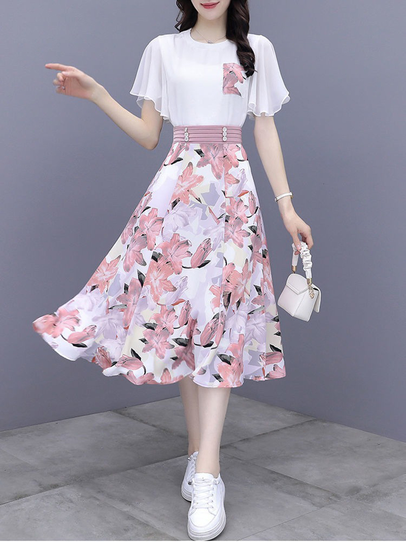 Women's Suits Summer 2022 New  - Romper Floral Print 리뷰 및 가격