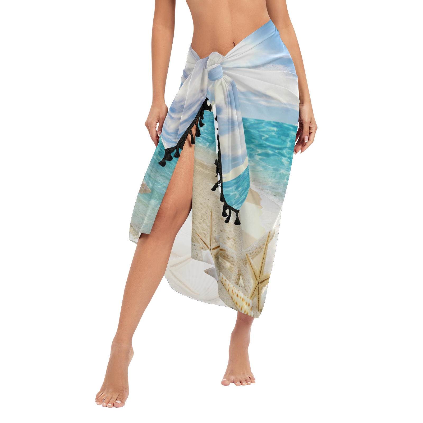 Sexy Women Chiffon Swimwear Pa - Cover Up Kaftan 리뷰 및 가격