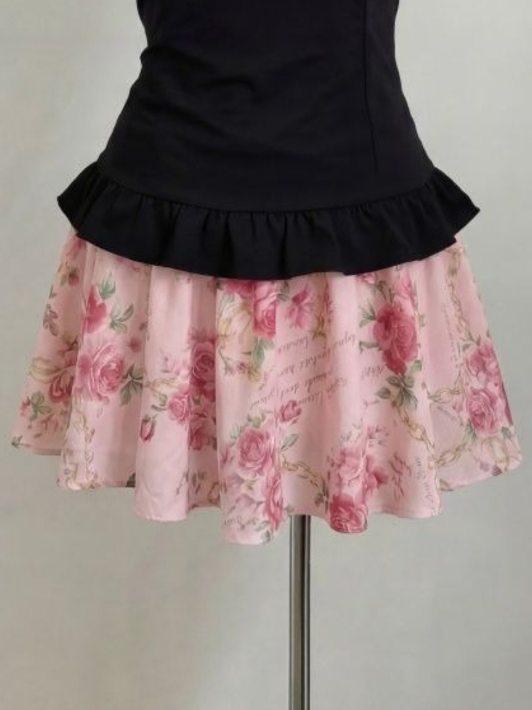 Women's Sweet Floral Print Two - Romper Floral Print 리뷰 및 가격