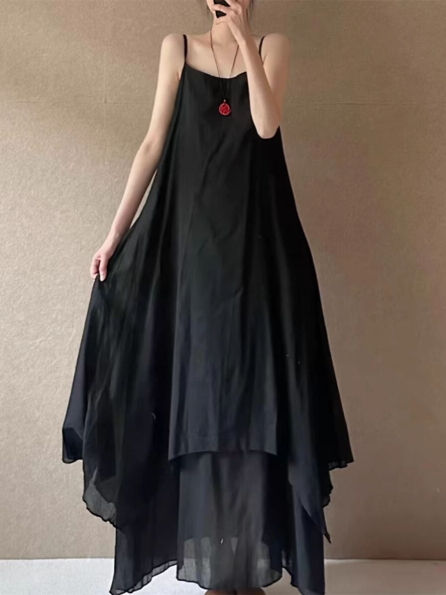 Stylish Large Size Cotton Line - Linen Dress Wrap 리뷰 및 가격