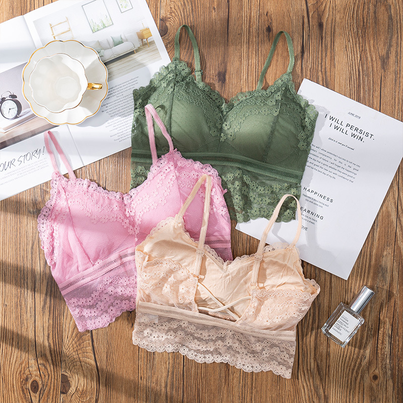 3D Sexy lace Lingerie Seamless - Bralette Triangle Set 리뷰 및 가격