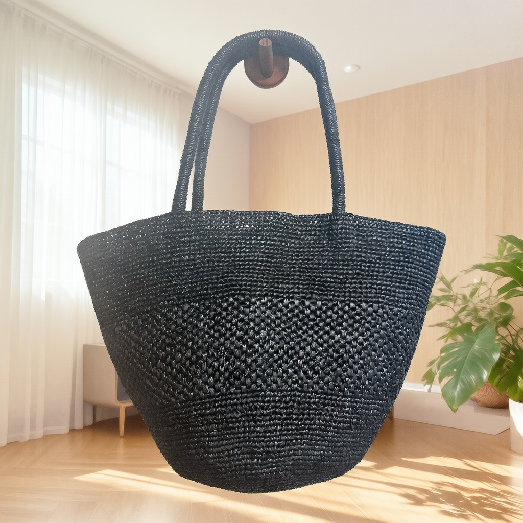 Large Capacity Raffia Straw Ba - Crochet Bag Raffia 리뷰 및 가격