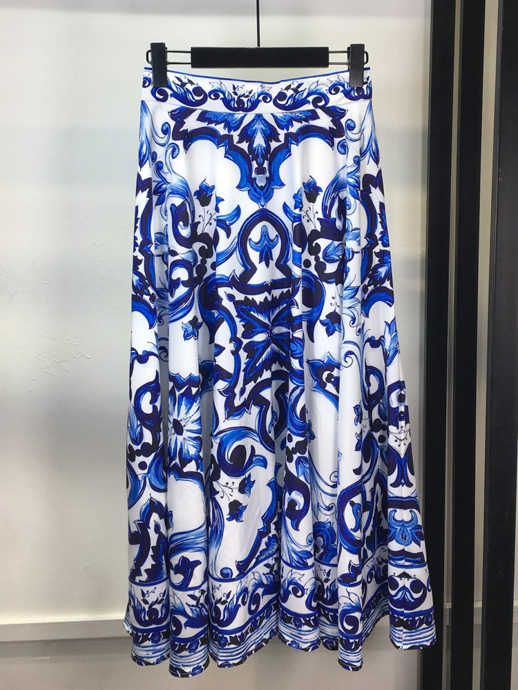 Summer Bohemain Blue And White - Romper Floral Print 리뷰 및 가격