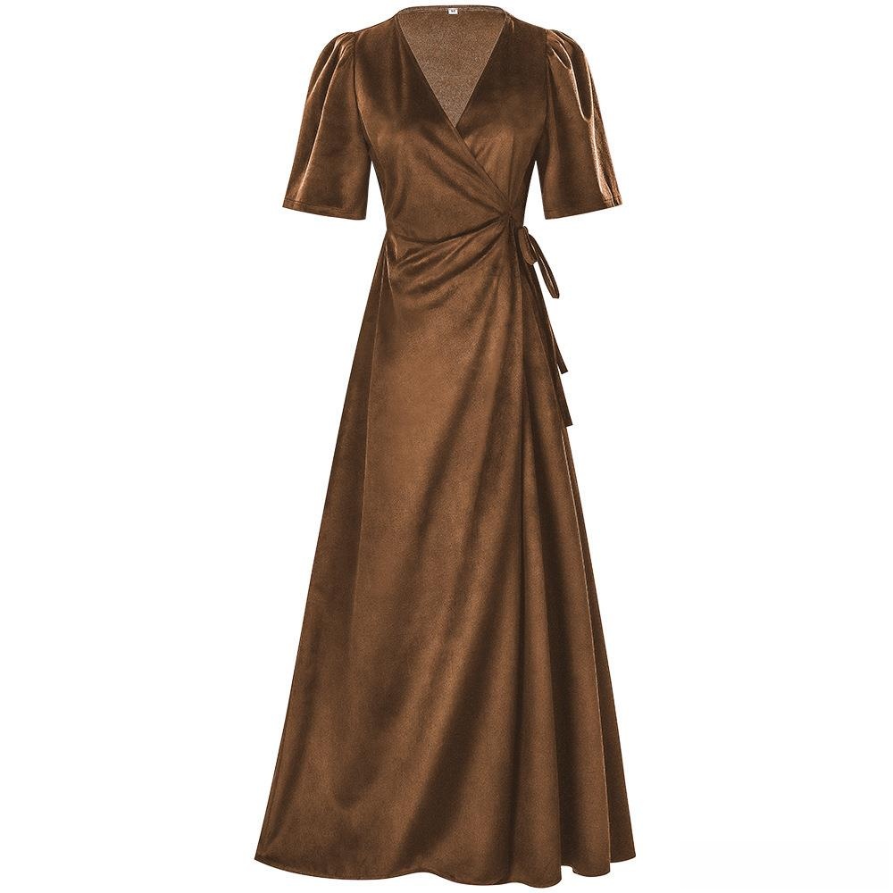Ladies Long V-Neck Wrap Slim P - Linen Dress Wrap 리뷰 및 가격