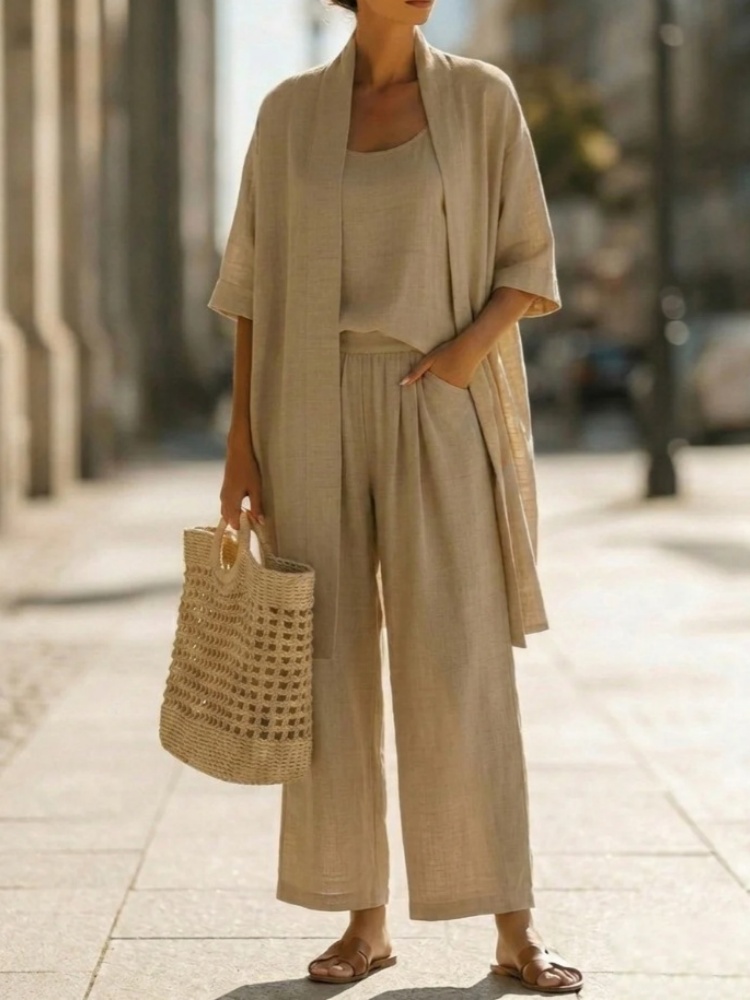 Casual Solid Cotton Linen Loos - Linen Pant Wide 리뷰 및 가격