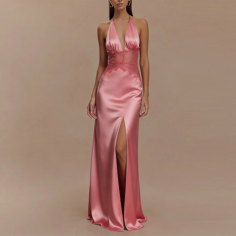 Sexy Backless Halter Maxi Dres - Maxi Dress Halter 리뷰 및 가격