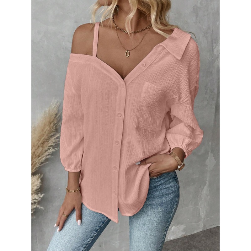Plus Size1XL-5XL Women Blouses - Blouse Off Shoulder 리뷰 및 가격