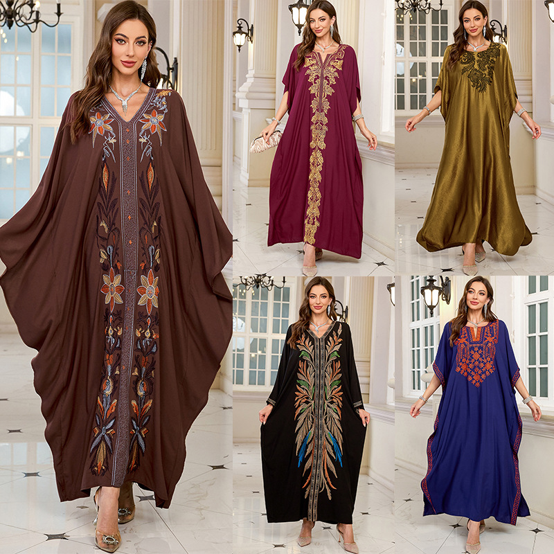 Women Embroidered Long Caftans - Cover Up Kaftan 리뷰 및 가격