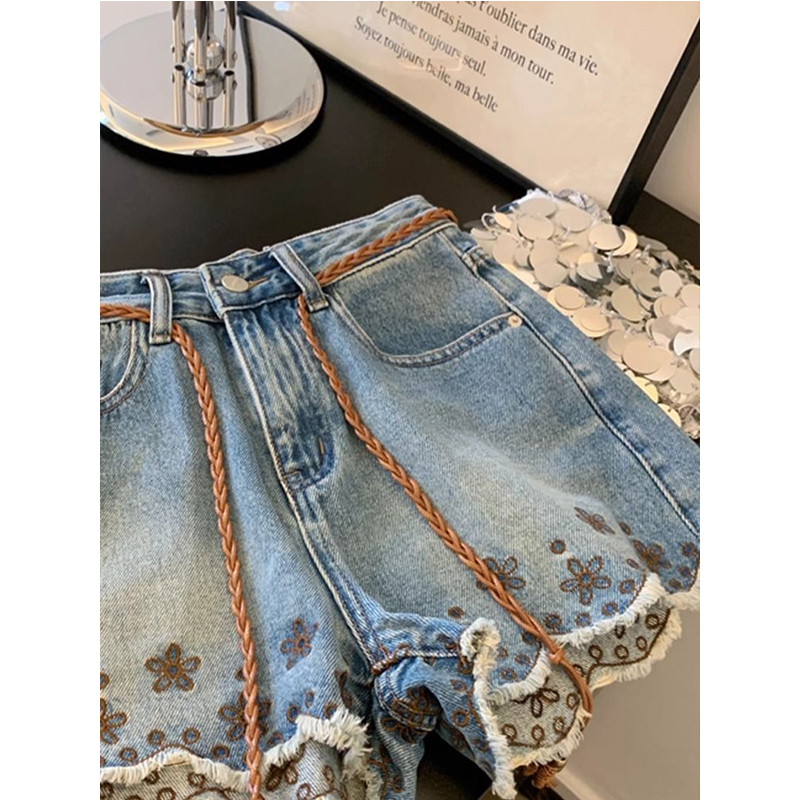 Breathable Vintage Denim Short - Shorts Denim Frayed 리뷰 및 가격