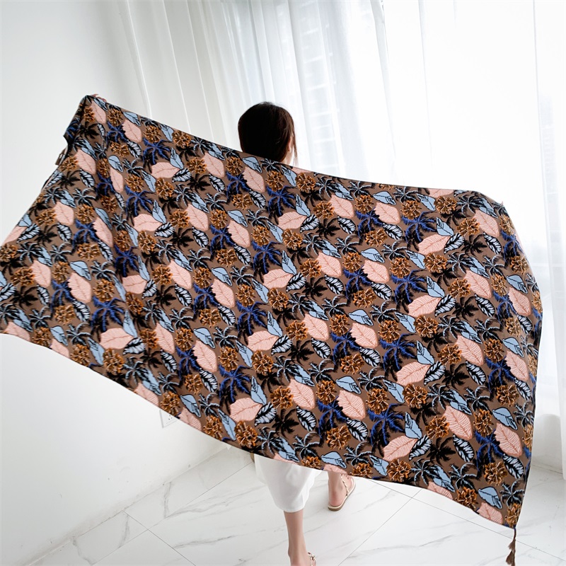 90x185cm Cotton Linen Print Su - Linen Dress Wrap 리뷰 및 가격