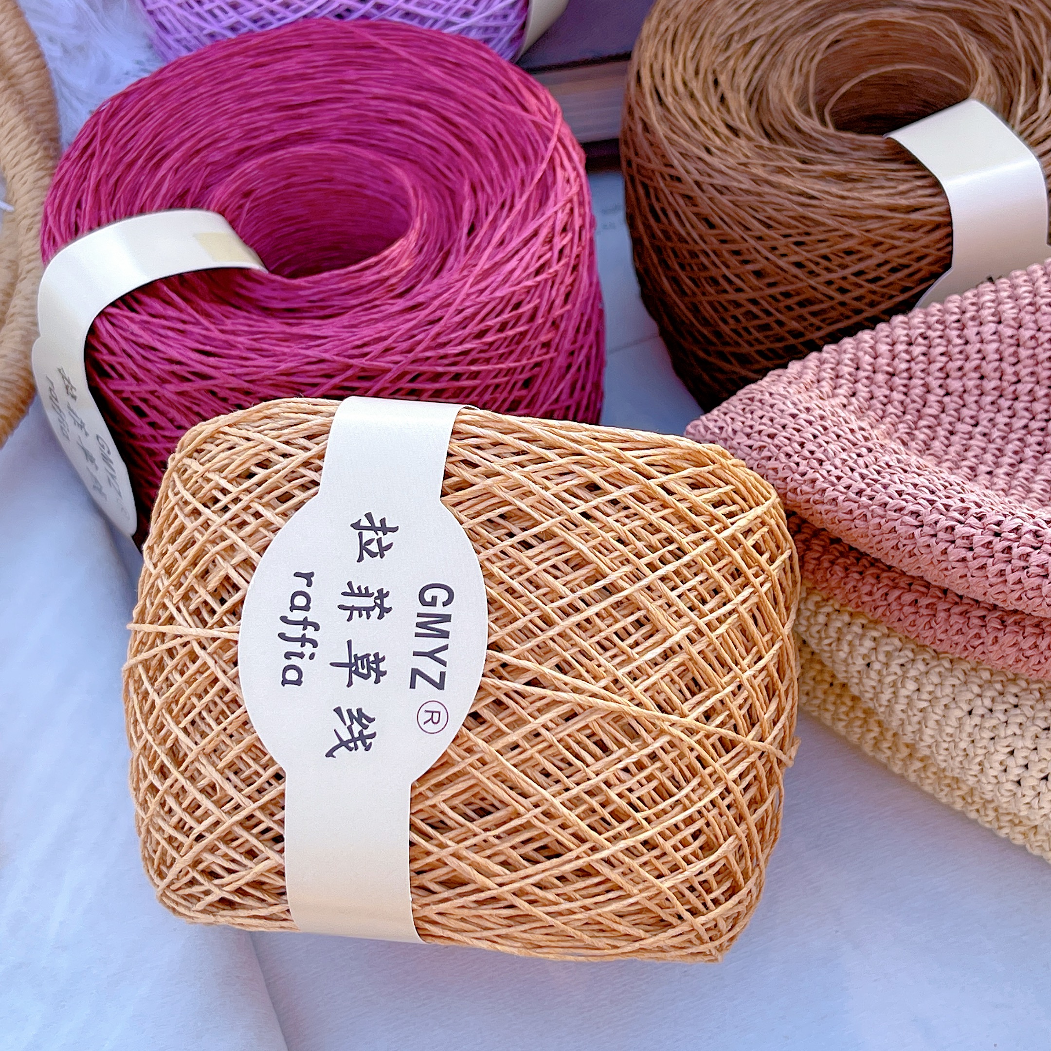 220M/Roll Washable Japanese Pl - Crochet Bag Raffia 리뷰 및 가격